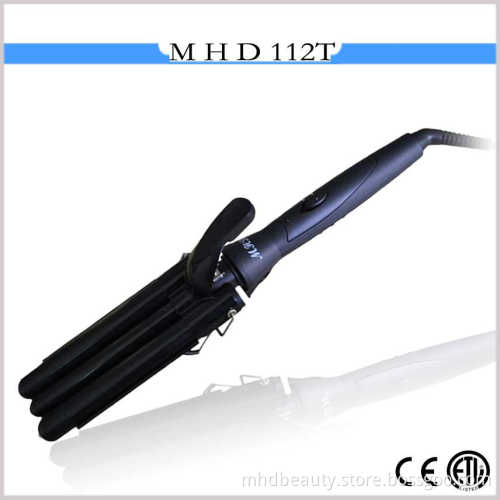 Ceramic-coated Triple Barrel Waver Iron